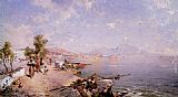 Franz Richard Unterberger Famous Paintings - The Bay of Naples